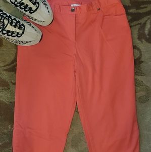 Ruby Rd Womens Coral Capri Pants